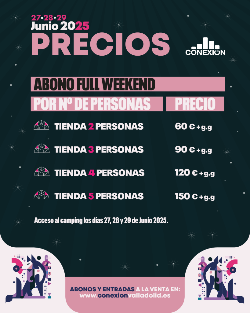 CAMPING CONEXION VALLADOLID 2025